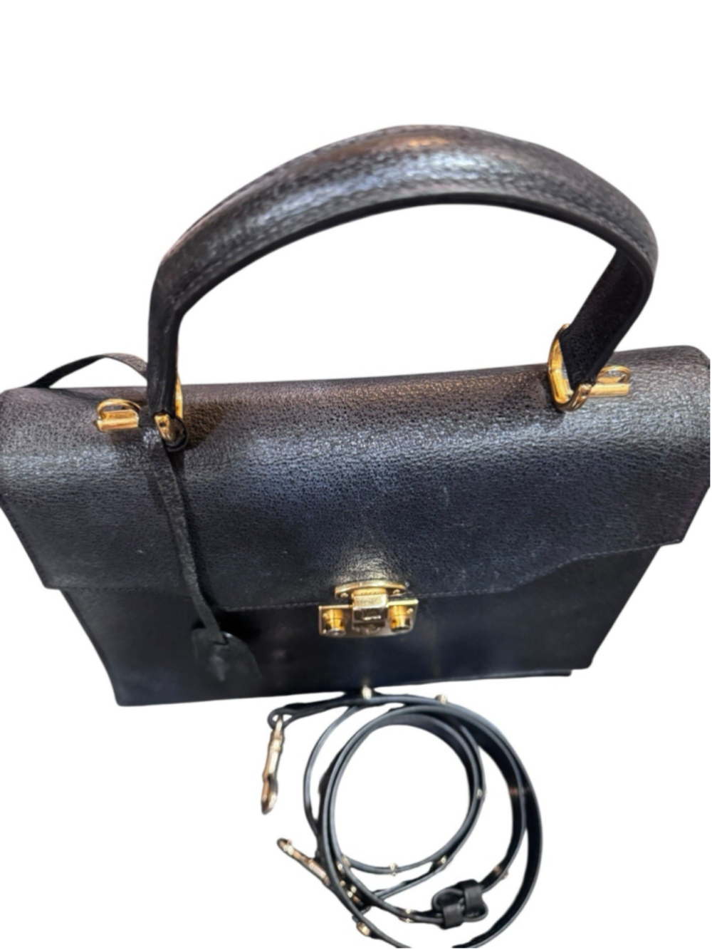 Gucci Lady Lock 2 Way Top Handle/ Crossbody Leather Dust Bag, COA - Picture 3 of 17